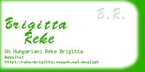 brigitta reke business card